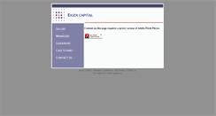 Desktop Screenshot of eigencap.com